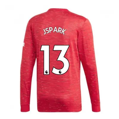 (3XL) Man Utd Adidas Home Long Sleeve Shirt (J.S.PARK 13)