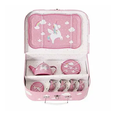 Sass and Belle Rainbow Unicorn Picnic Box Tea Set