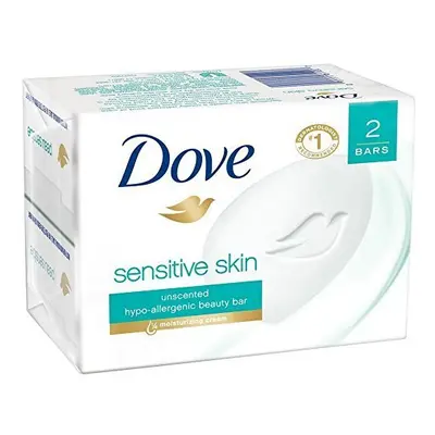 Dove Sensitive Skin Unscented Hypo-Allergenic Beauty Bar Oz, Ea (Pack Of 24)