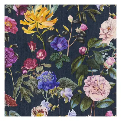 Jette Flowers Wallpaper Navy AS Creation AS373364