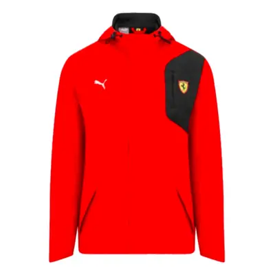 (S) Ferrari Fanwear Rain Jacket (Red)