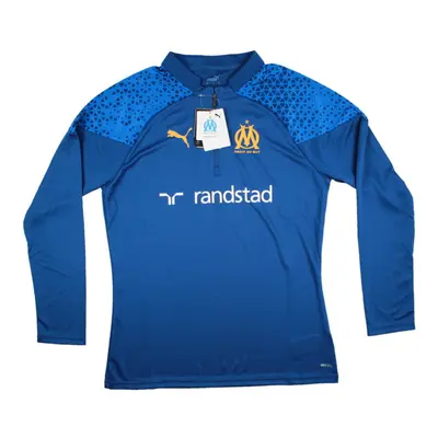 (L) Marseille Training Half Zip Top (Royal)