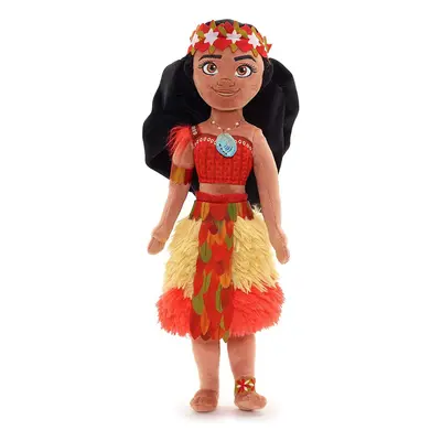 Disney Store Moana Soft Plush Toy Doll - 44cm 17inches made with soft-feel fabric with embroider