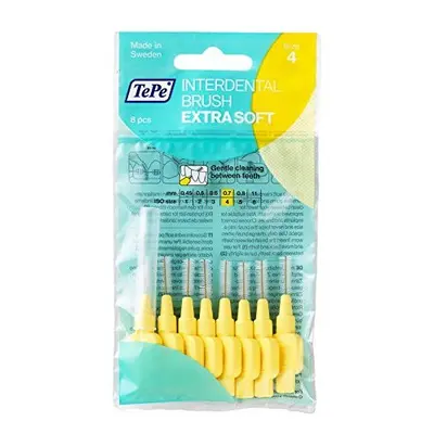 Tepe Interdental Brush Soft Yellow Pc, 0.7 MM x packs