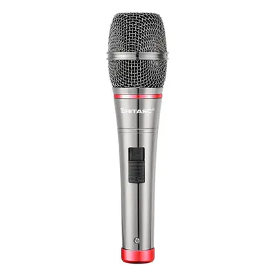 (Red) Wired Microphone for Conference Teaching Karaoke