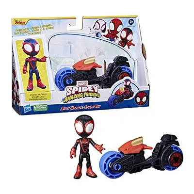 Marvel SPIDEY AND HIS AMAZING FRIENDS MILES MOTORCYCLE