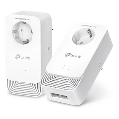 TP-Link PG2400P KIT V1 - powerline adapter kit - wall-pluggable