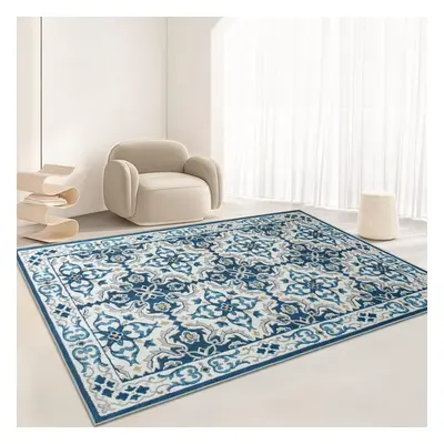 (120CMx170CM, Luna) Non-Slip Rugs Living Room Runner Printed Rug Carpet Mat