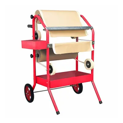 Twin Masking Trolley/Machine Takes x 18" Paper Rolls Dispenser Paint Masking