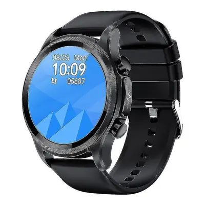 (Black) Blood Glucose Smart Watch Ecg ppg Monitoring Blood Pressure Body Temperature Smartwatch 