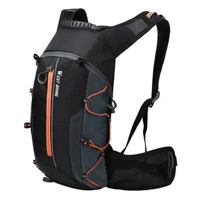 (orange) Yellow Reflective Waterproof Cycling Backpack 10L