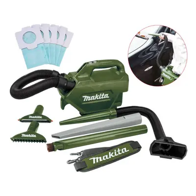 Makita DCL184Z O 18v Olive Adventure LXT Brushless Vacuum Cleaner Blower +5 Bags