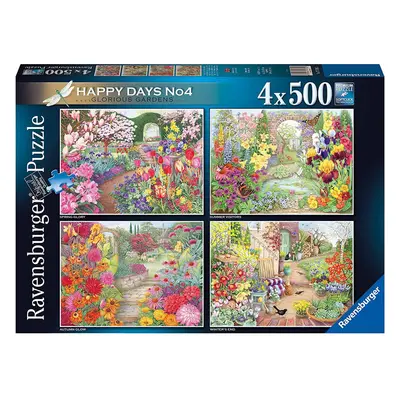 Ravensburger Happy Days No Glorious Gardens Jigsaw Puzzle (4 x Pieces)