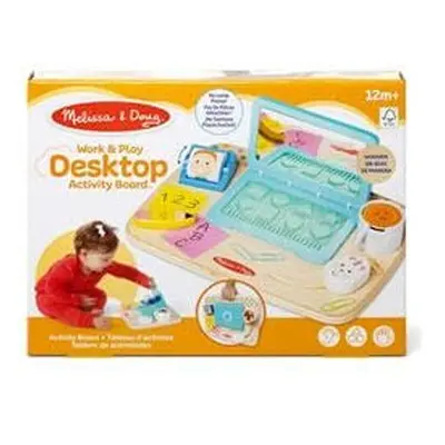 Wooden work & play desktop activity board infant and toddler toy, Early development & activity t