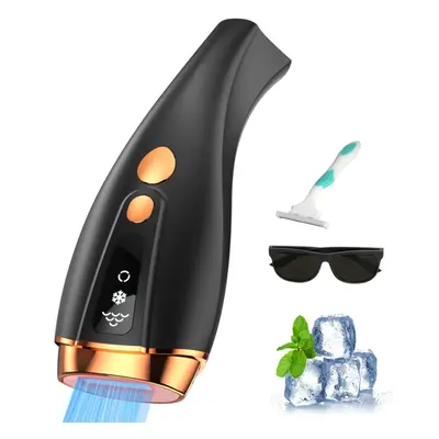 Chronus IPL Laser Hair Removal Device, Permanent, Ice Cooling (Black)