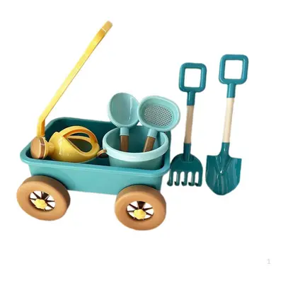 (blue) Adventure Garden Wagon Set - Colorful Toy