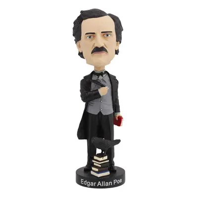 Royal Bobbles Edgar Allan Poe Bobblehead Polyresin Premium Lifelike Figure Unique Serial Number 