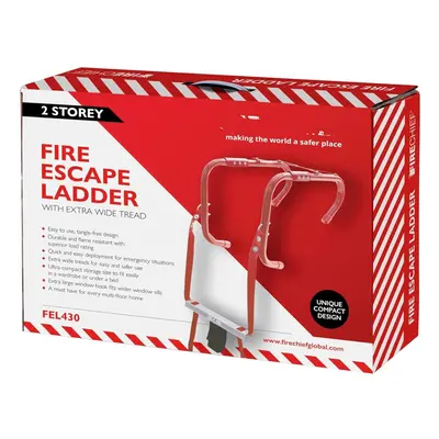 (Single, Storey) Storey Fire Escape Ladder ââ¯14.1ft 4.30m Long - 300mm Wide Foot Hold