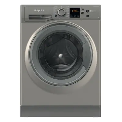 Hotpoint Anti-Stain NSWM GG UK 7kg Washing Machine with rpm - Graphite - A Rated