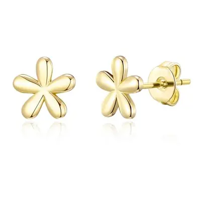 Philip Jones Gold Plated Flower Stud Earrings