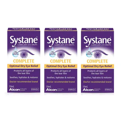 Systane Complete Lubricant Dry Eye Drops 10ml x Bundle