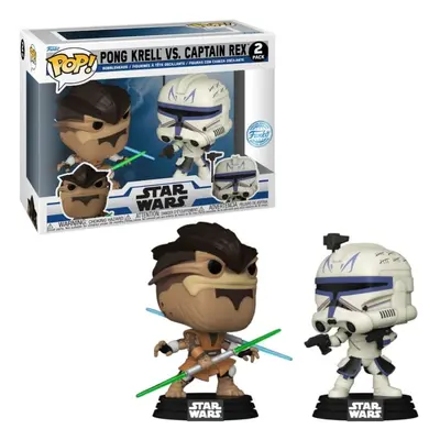 Funko Pop! Star Wars: Pong Krell vs Captain Rex 2-Pack Gamestop Exclusive