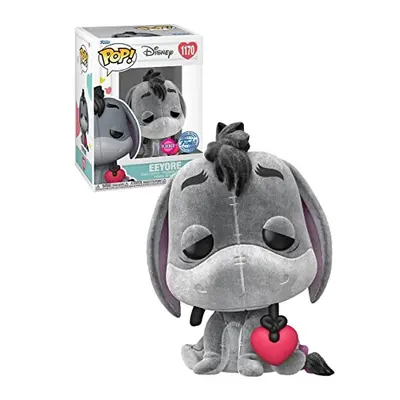 Pop! Winnie The Pooh - Eeyore with Heart Flocked