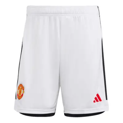 (S) Man Utd Home Shorts (White)