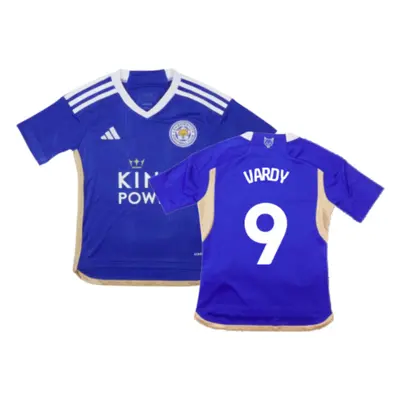 (XLB) Leicester City Home Shirt (Kids) (Vardy 9)