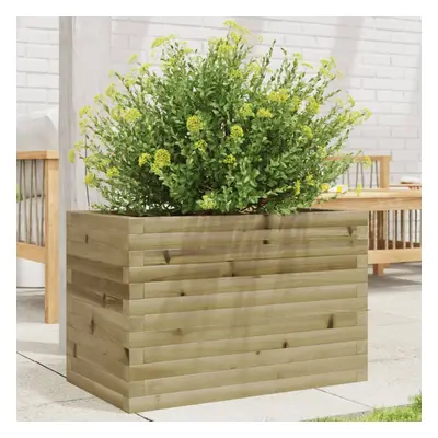 vidaXL Garden Planter Outdoor Flower Pot Planter Pot Impregnated Wood Pine