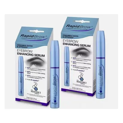 2Pack Rapid Brow Growth Eyebrow Enhancing Serum 3ml