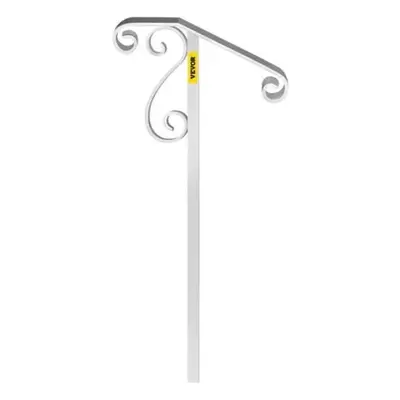 Vevor LTFSBSHXWDZJSFS01V0 Iron Handrails for or Steps Outdoor Stair Railing, White