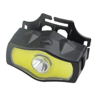 (Black) T6+COB 850LM Dual Light Source Cycling Headlamp 3Modes Rechargeable Bike Headlamp