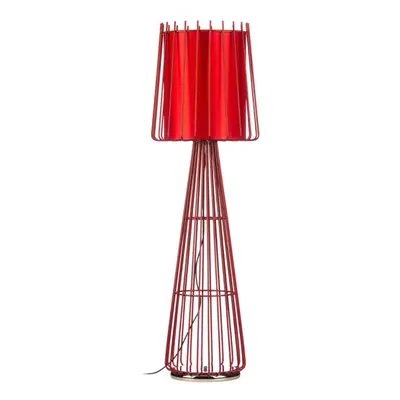 Premier Housewares Aria Red Floor Lamp