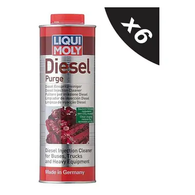 Liqui Moly Diesel Purge Injector Cleaner Engine Fuel System Treatment 6x1L