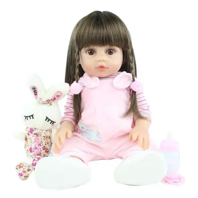 (green, 48cm, Full Body Silicone) Bzdoll Lifelike Cm Full Silicone Soft Body Girl Boy Reborn Bab