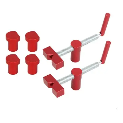 (as the picture, 2pcs Red with dog) 3/4&apos;&apos; Dog Hole Clamp Bench Practical Desktop Tool 