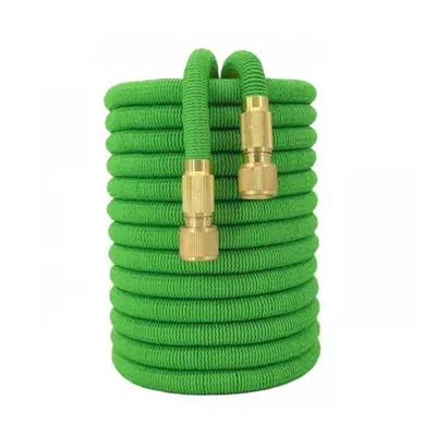 (green, 125ft-37.5m) 25/50/75/100/150ft Garden Hose Flexible Hose Garden Watering Pipe Double La