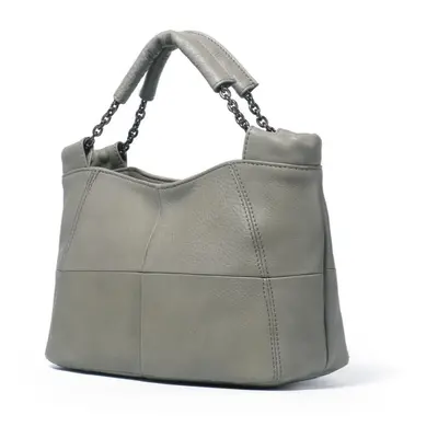 (light grey) Genuine Leather Handbags For Women Crossbody Shoulder Bags Ladies Messenger Bag Fas