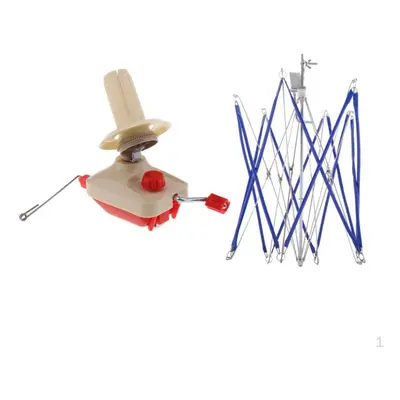 Functional And Portable Yarn Ball Winder Umbrella Combo Set Hand-operated Table Top Perfect