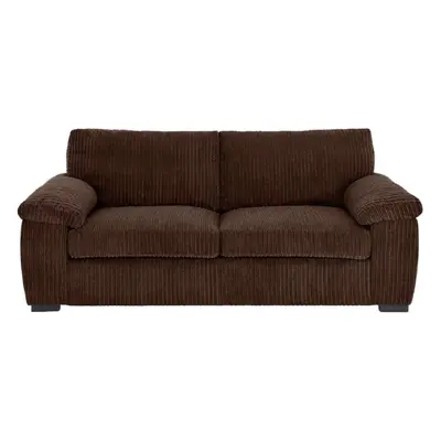 (3 Seater , Brown) Jumbo Cord Amalfi Sofa in Soft Cord Fabric