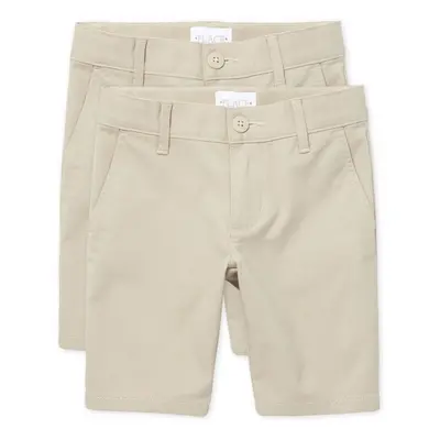 The Children's Place Girl's Chino Shorts Bisquit plus