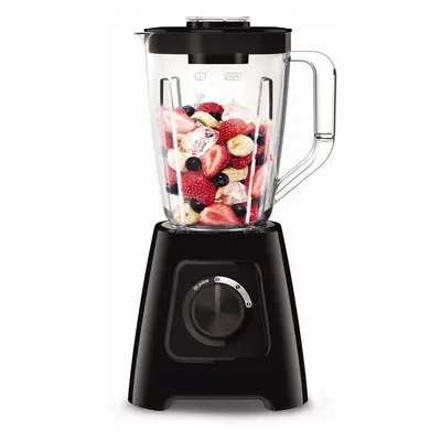 (Black, Plastic Jar) II blender, liter plastic jug, 1.25L effective capacity, 600W, removable st