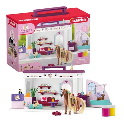 Schleich Horse Club Sofia's Beauties Pet Salon 66-Piece Playset - Includes Horse Figurine, Caret