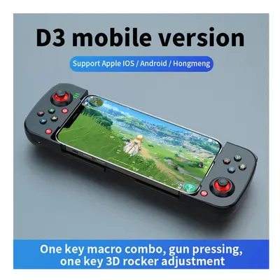 (Style B) Cell Phone Gamepad Joystick For iPhone Android Control Bluetooth Controller Trigger Pu