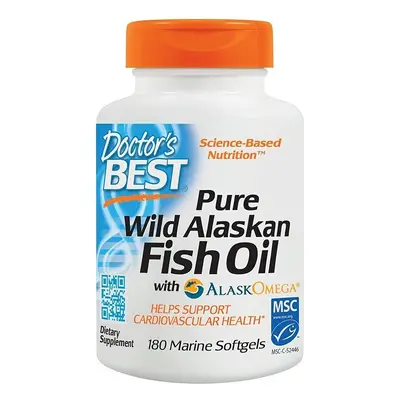 Doctor's Best Pure Wild Alaskan Fish Oil with AlaskOmega - softgels