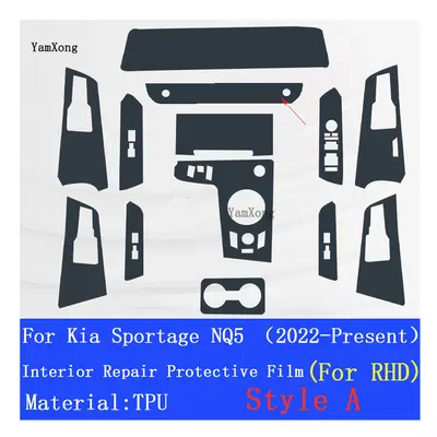 (Style For RHD) car interior decoration For Kia Sportage NQ5ï¼2022-Presentï¼Navigation Center