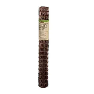 Smart Garden Climbing Plant and Fencing Mesh 50mm, 0.5m x 5m, Brown