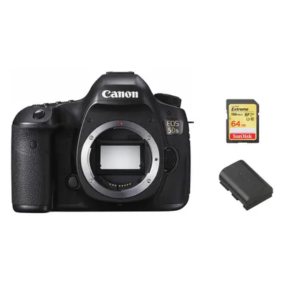 CANON EOS 5DS Body + 64GB SD card + LP-E6N Battery