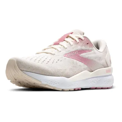 Brooks Womens Ghost Neutral Running Shoe - Coconut/Zephyr/White - Medium